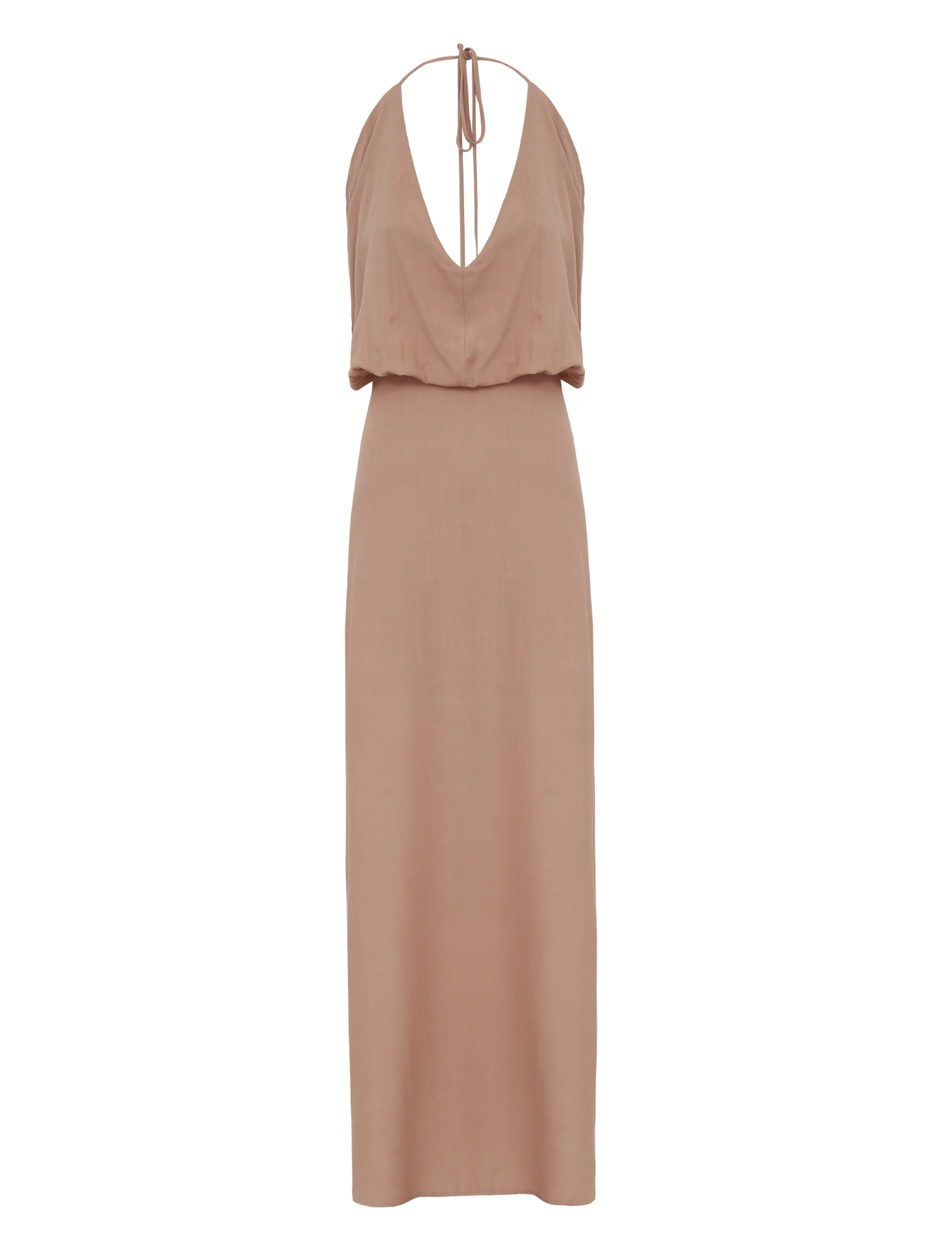 Vestido Manu Natural/laranja