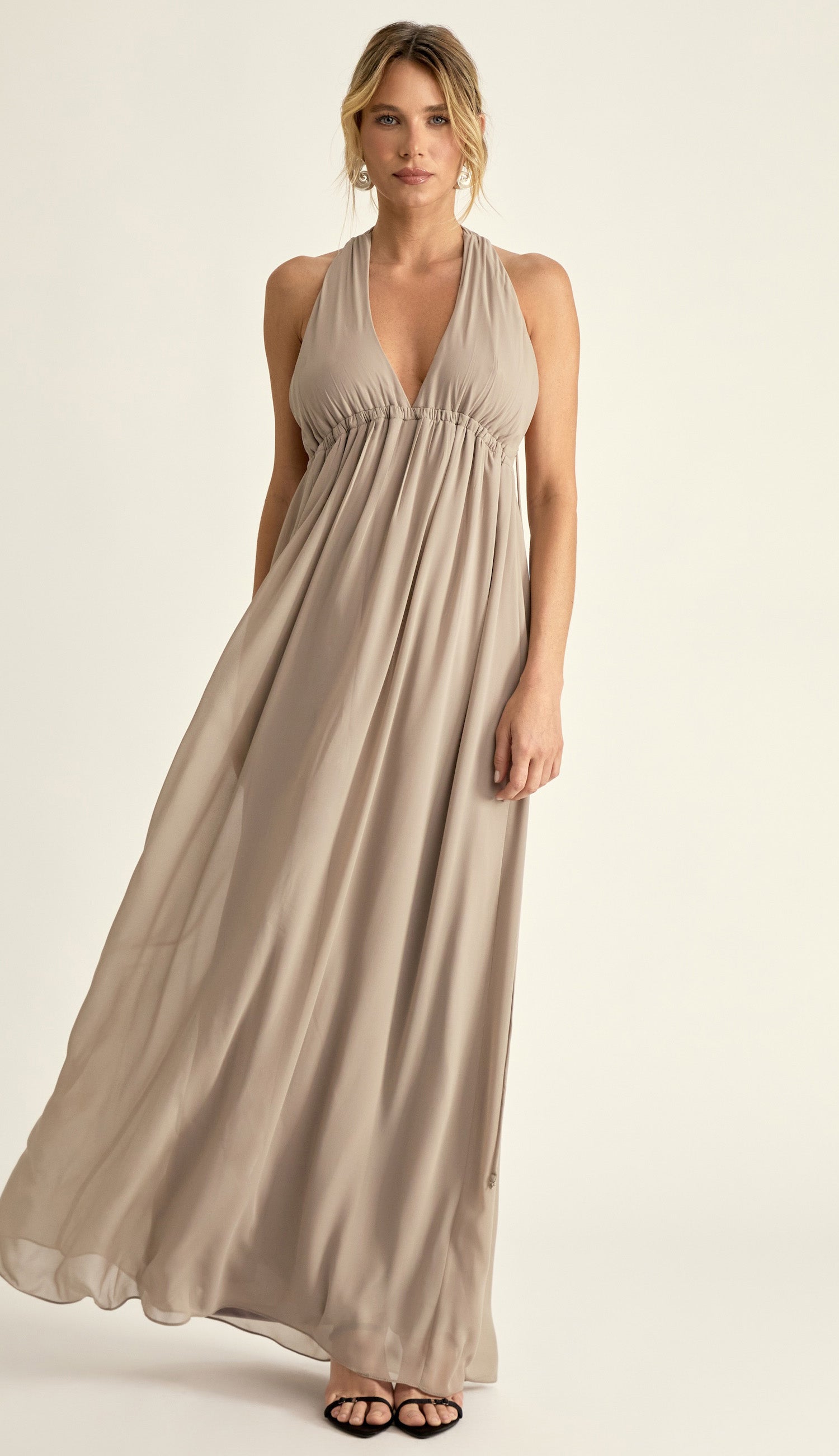 Vestido Cida Mocha