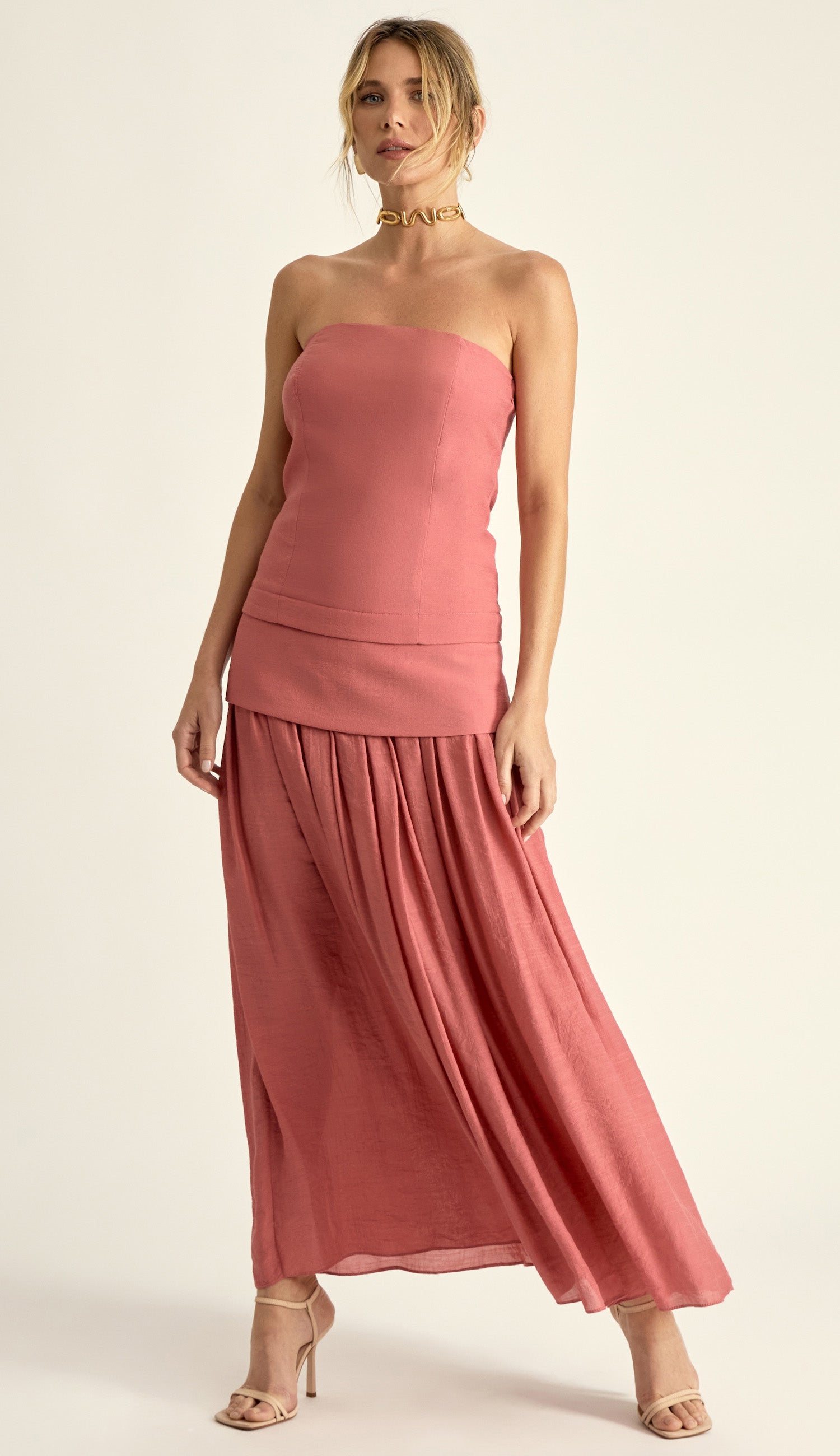 Vestido Laura Rosê