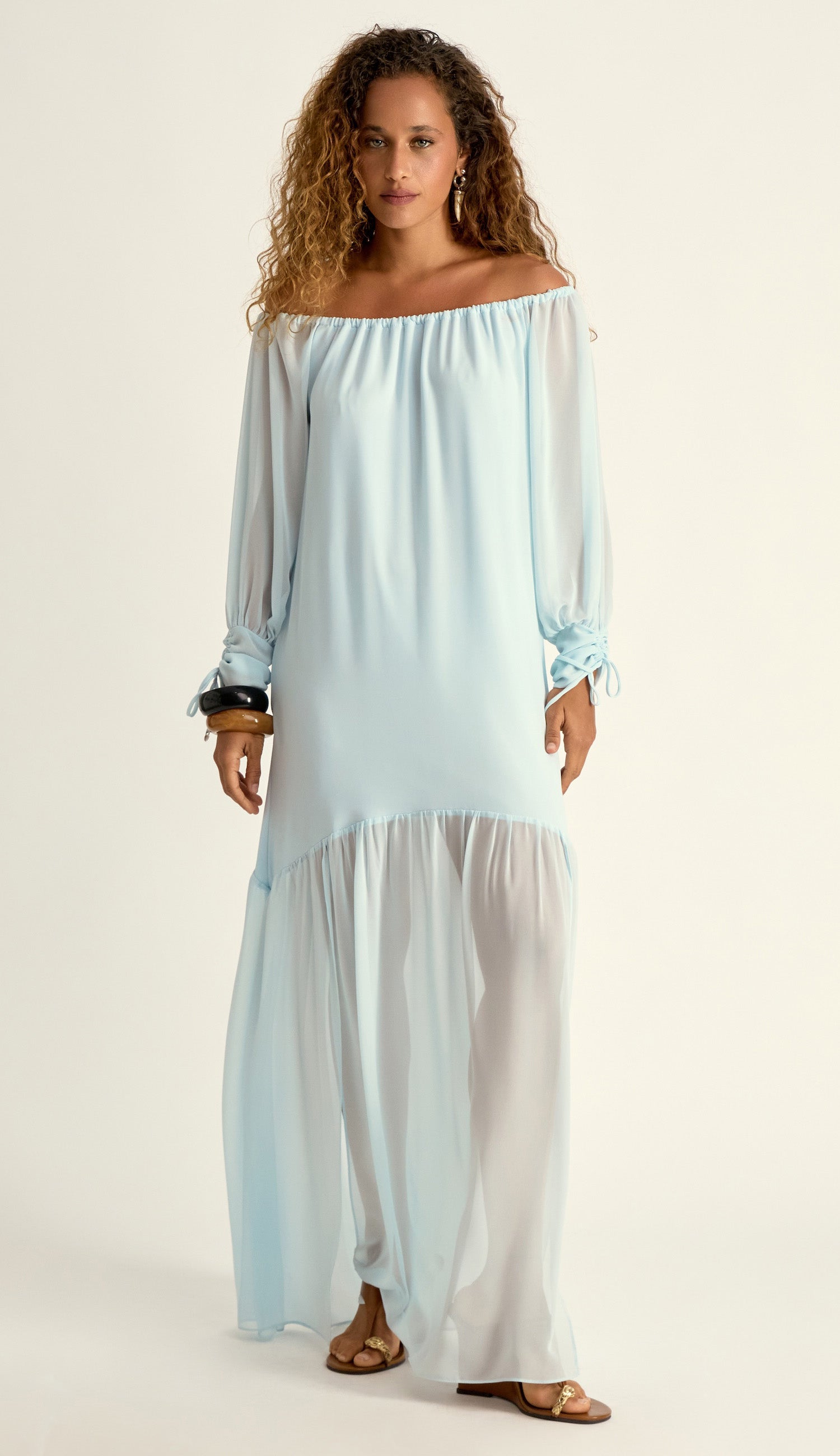 Vestido Lana Azul