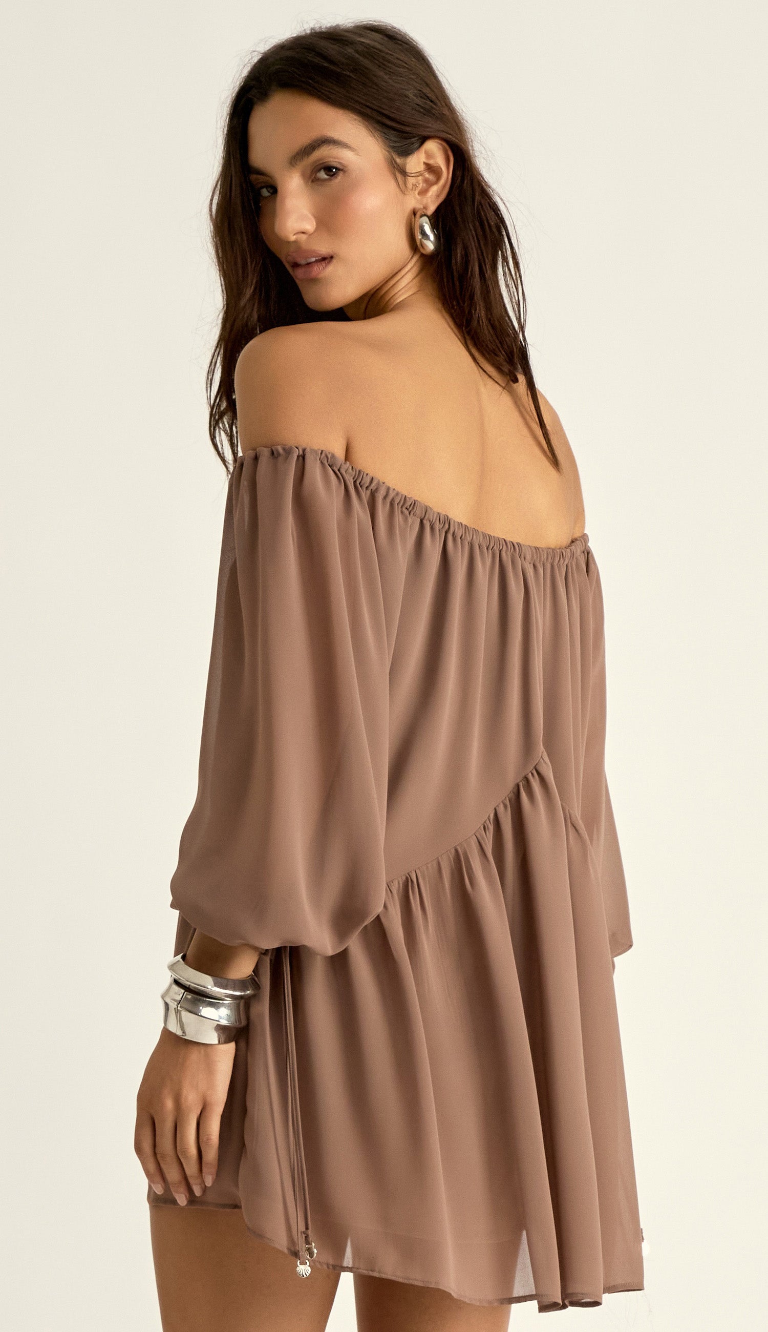 Vestido Loren Mocha