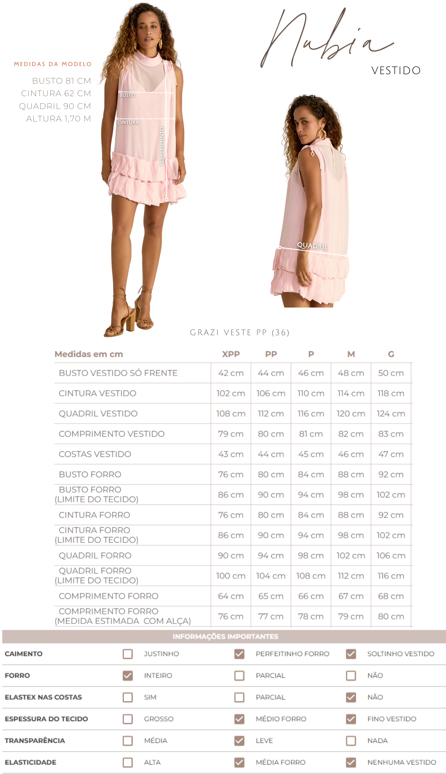 Vestido Nubia Mocha
