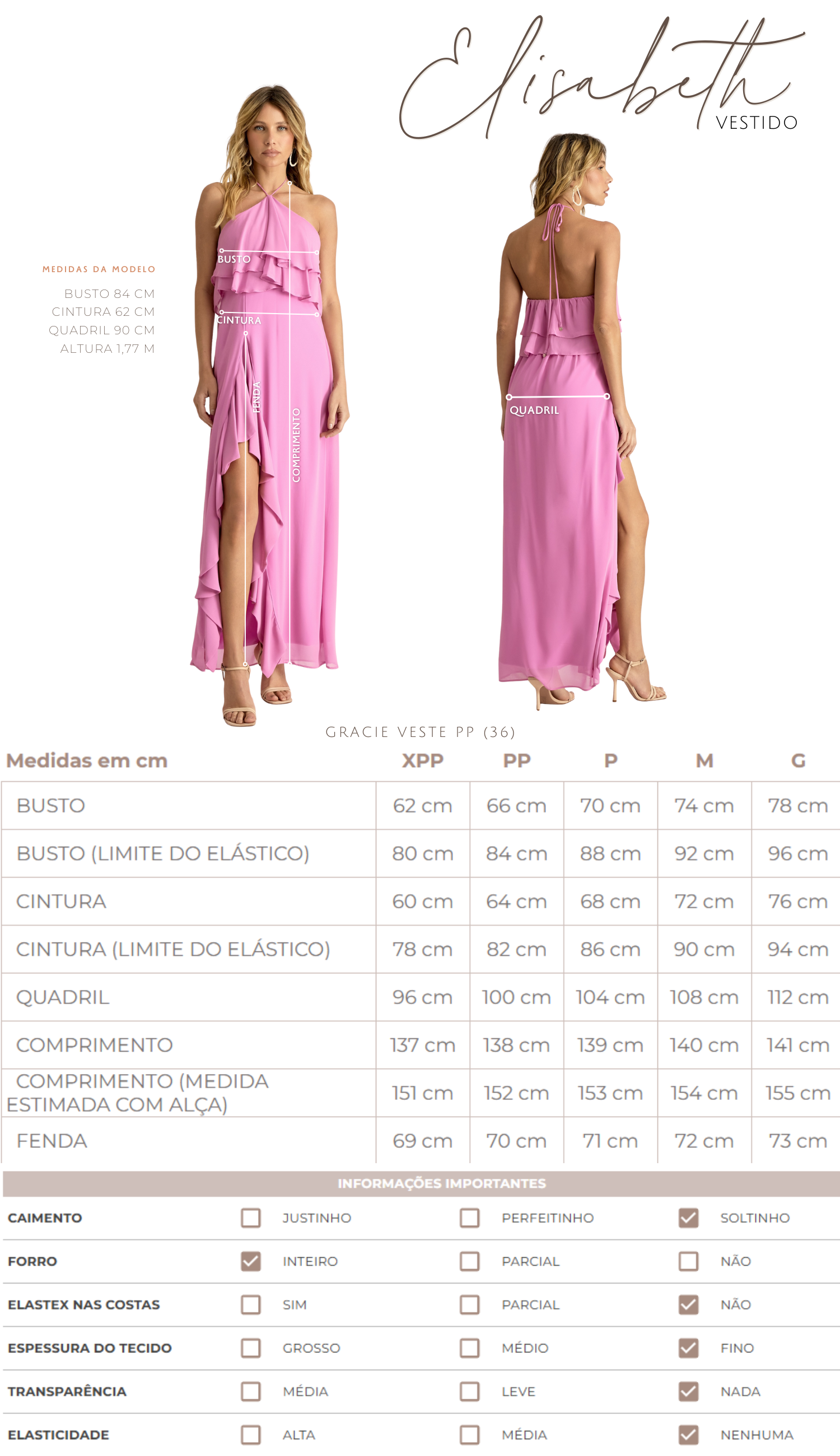 Vestido Elisabeth Preto