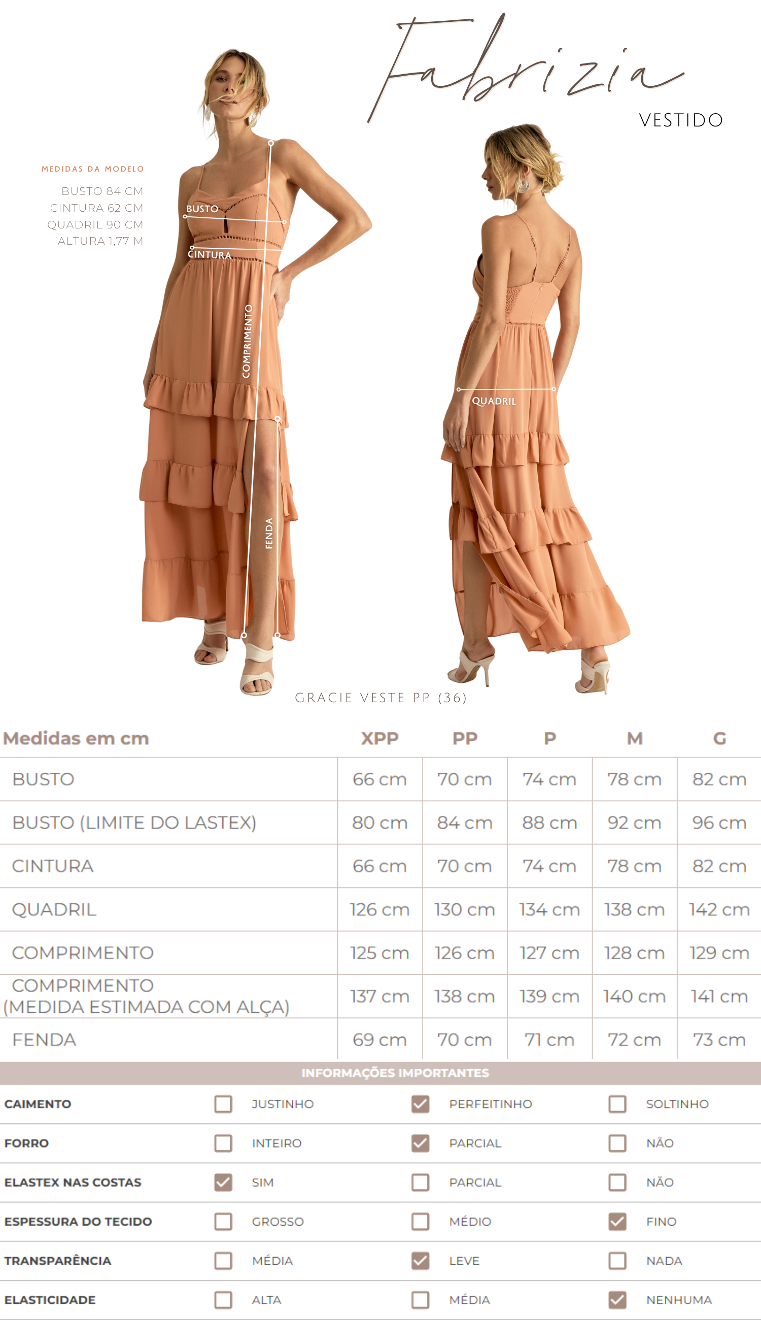 Vestido Fabrizia Rosa
