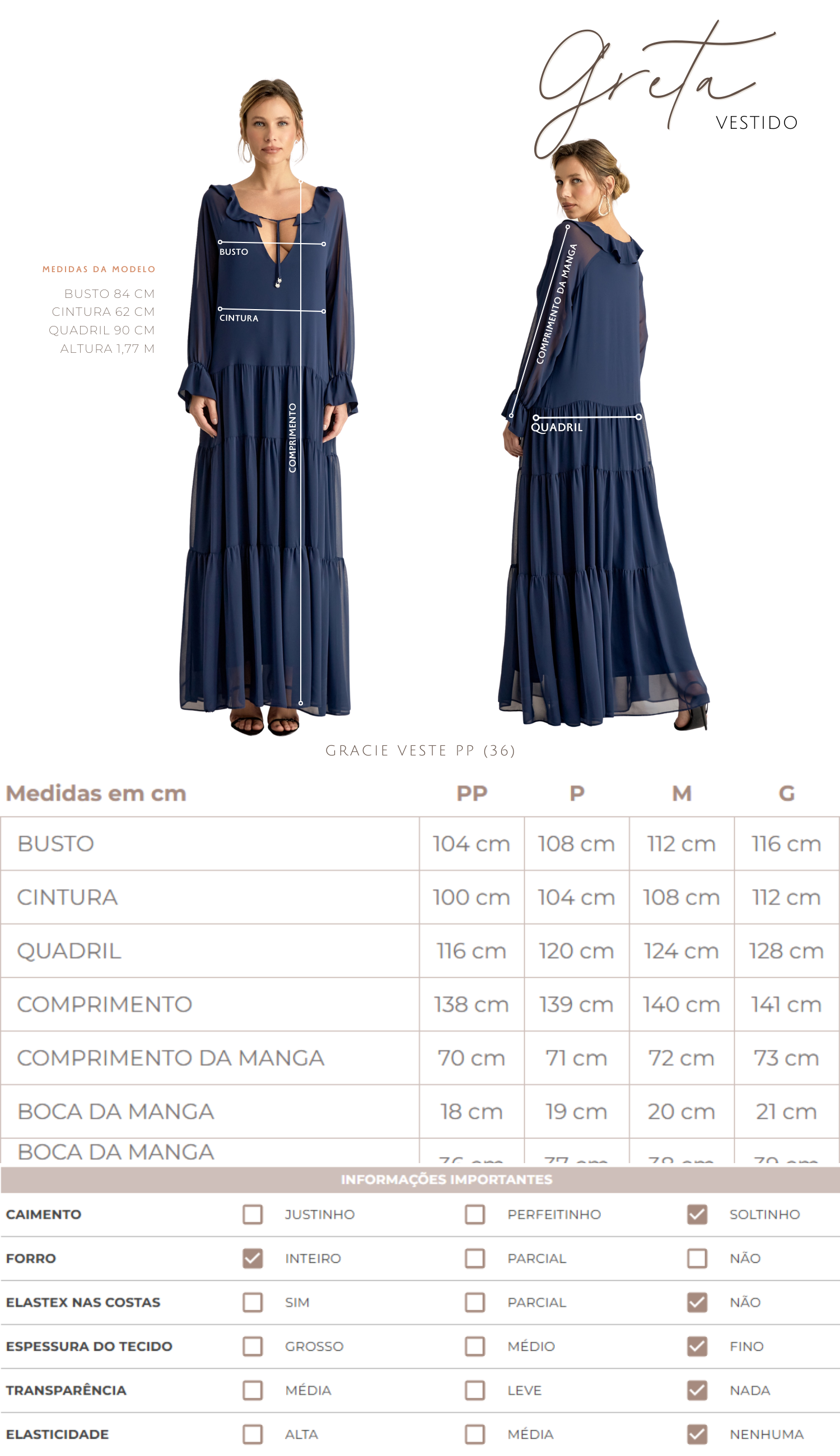 Vestido Greta Café
