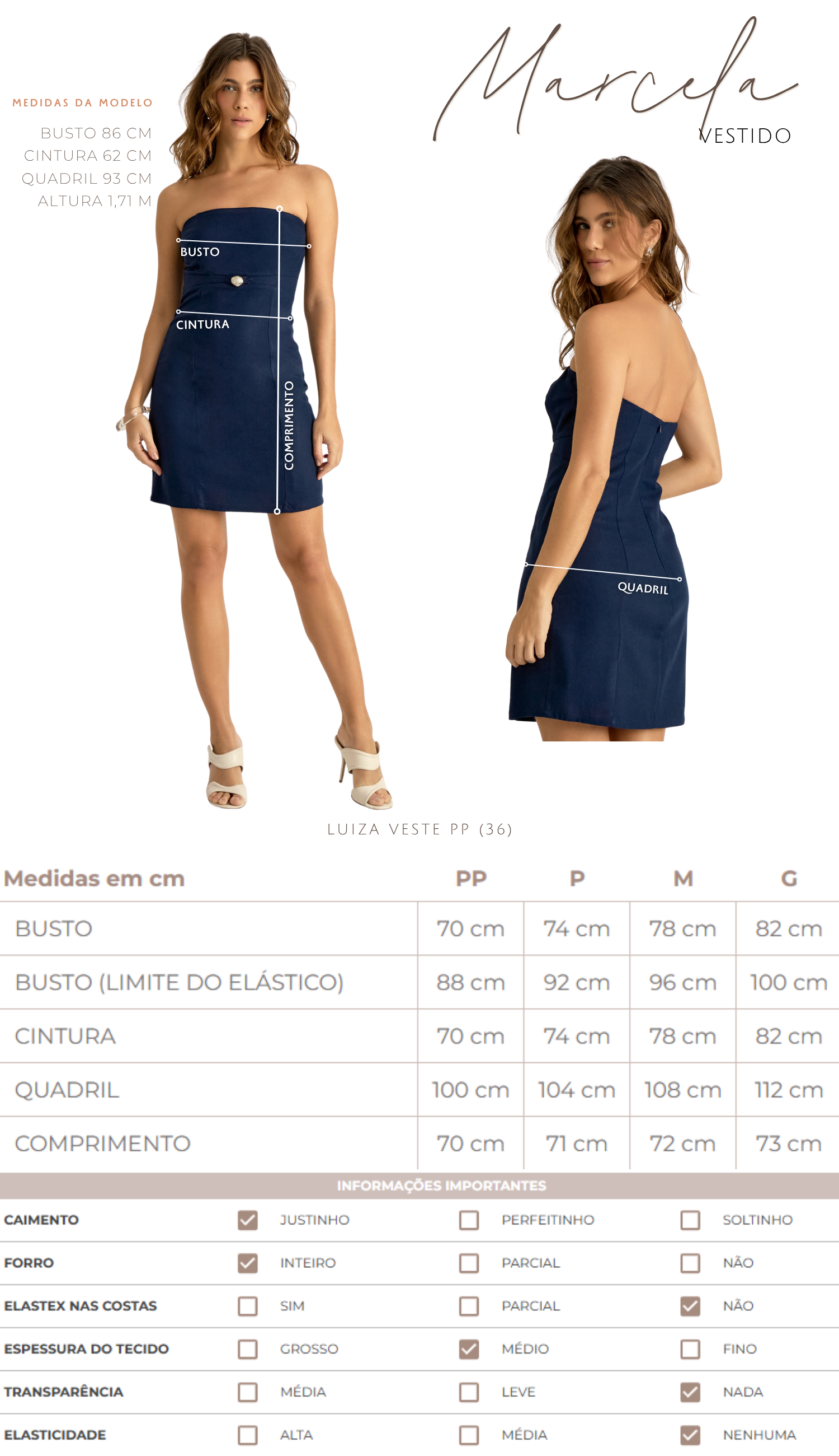 Vestido Marcela Caqui