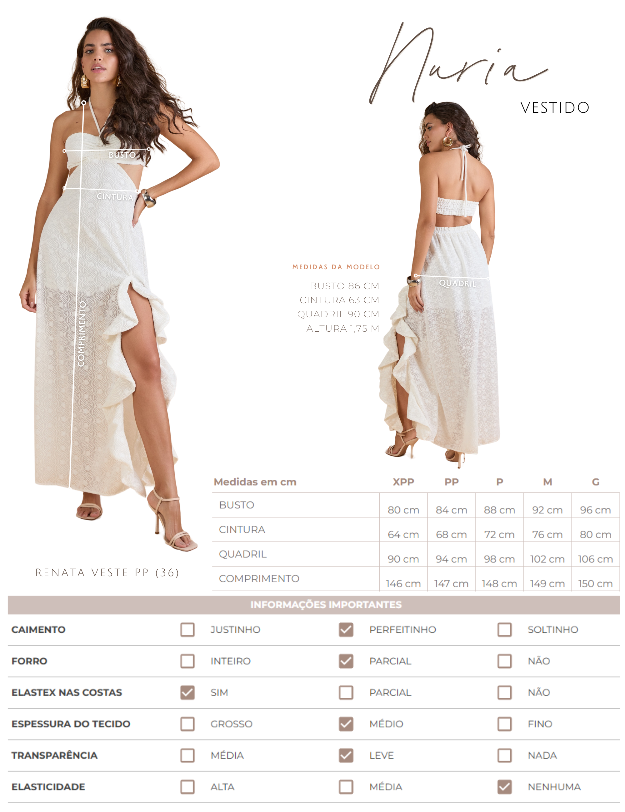 Vestido Nuria Off White