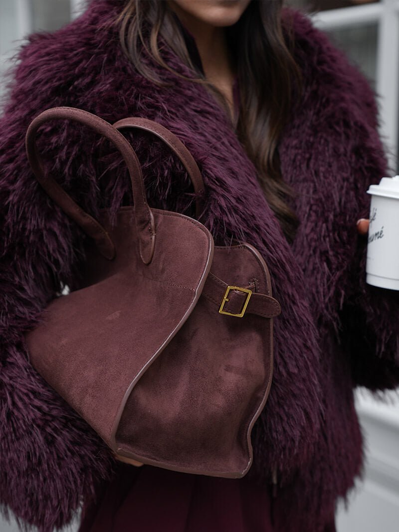 Seame - Henna Shopper Bag Suede Brown