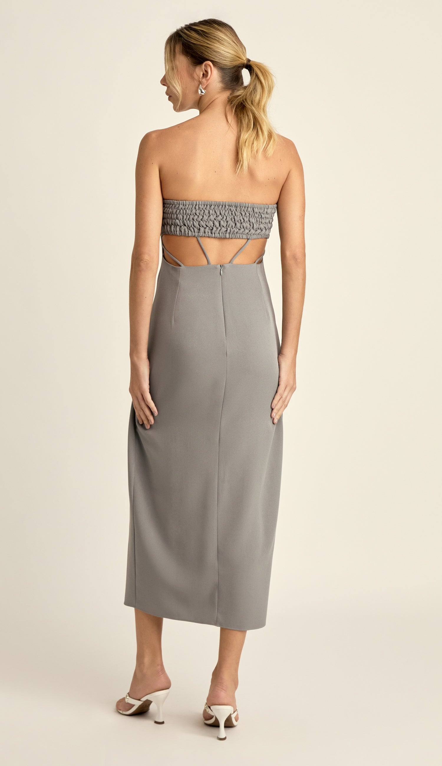 Vestido Tailândia Cinza