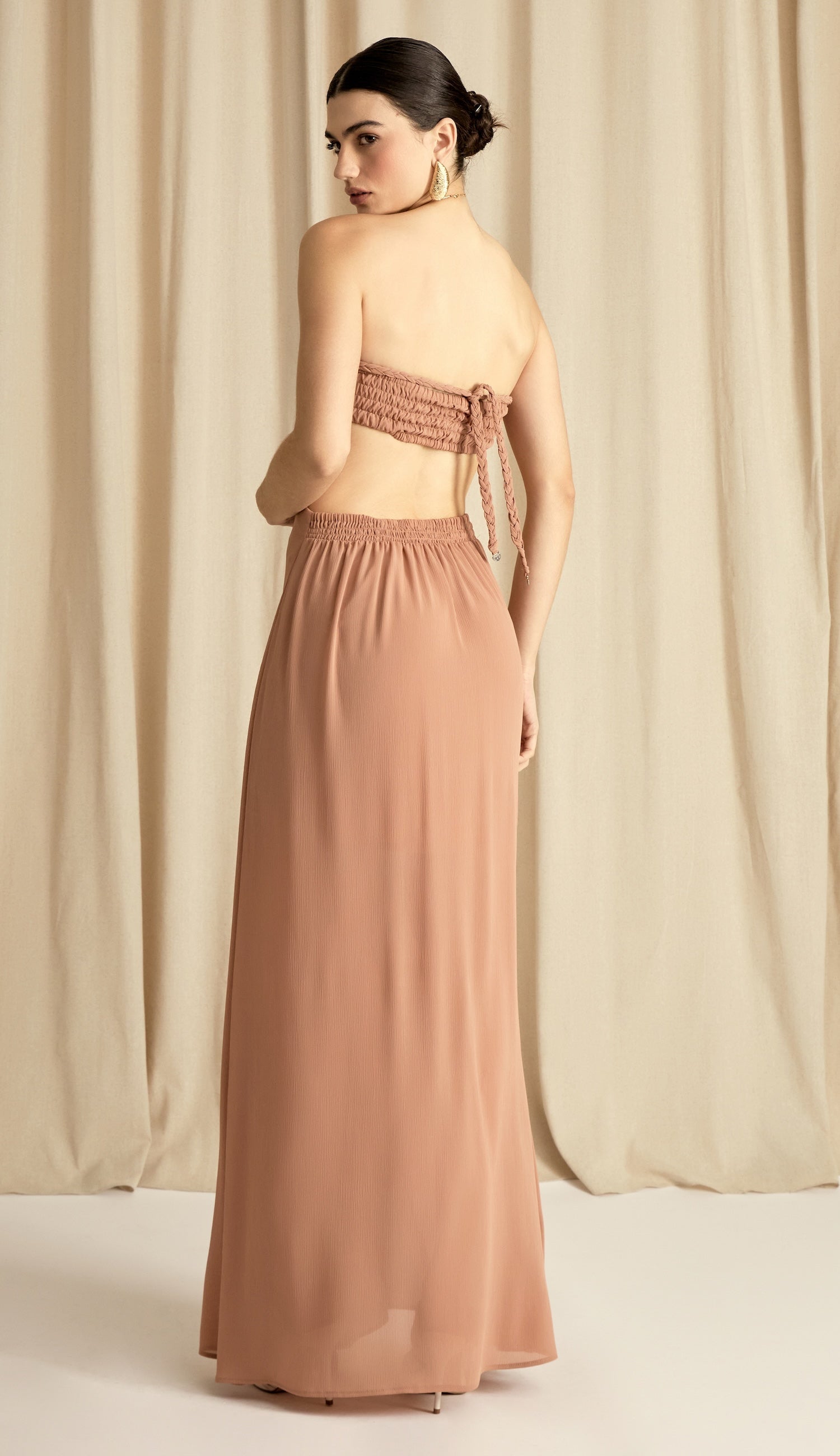 Vestido Nuria Mocha