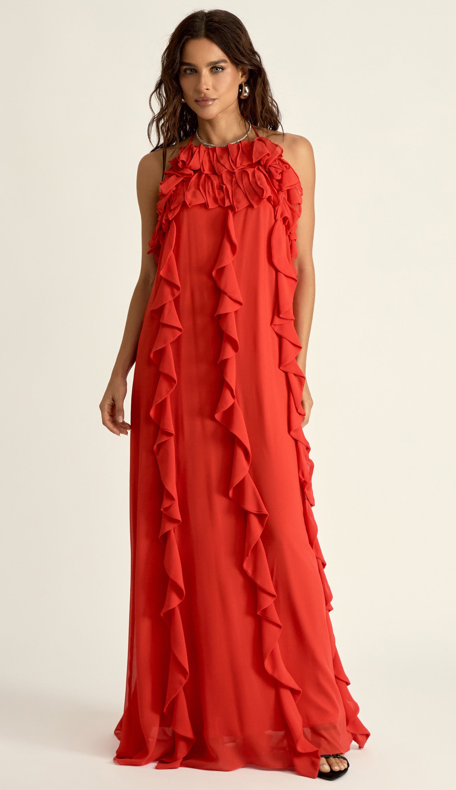 Vestido Nair Cereja