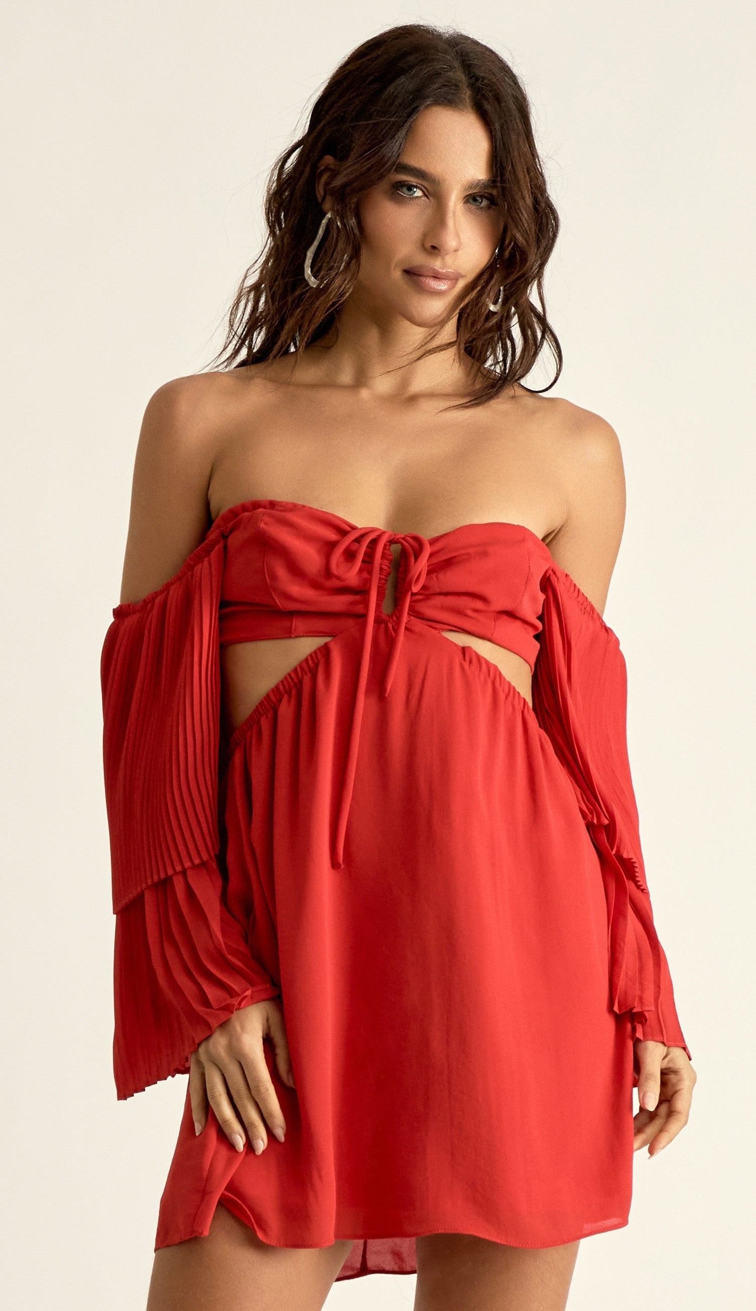 Vestido Aya Cereja
