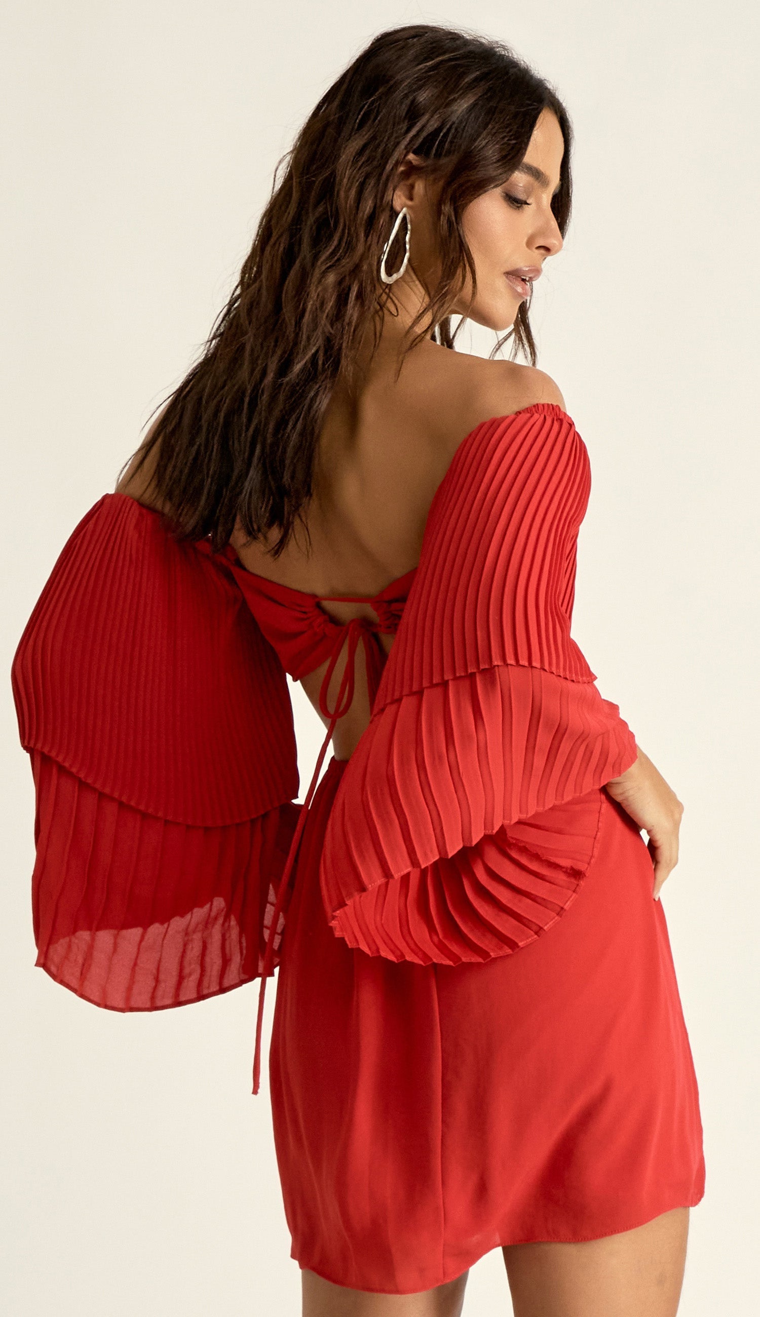 Vestido Aya Cereja