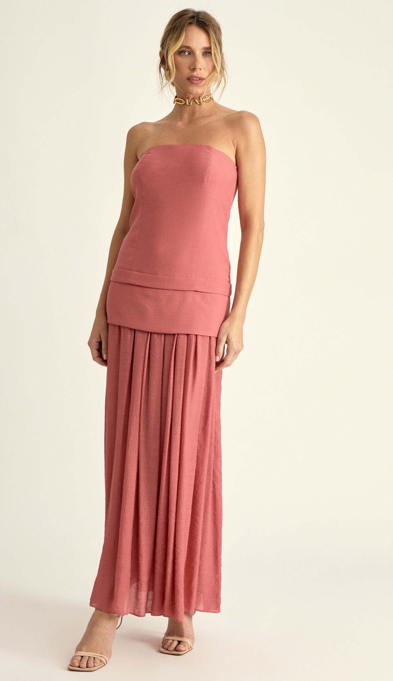 Vestido Laura Rosê
