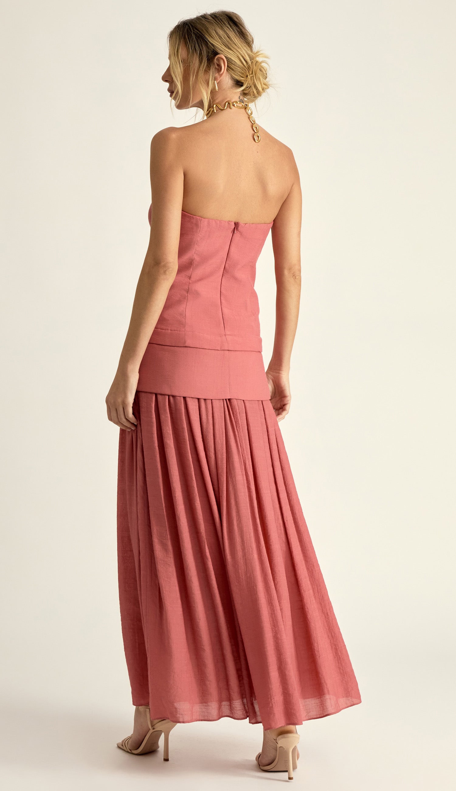 Vestido Laura Rosê