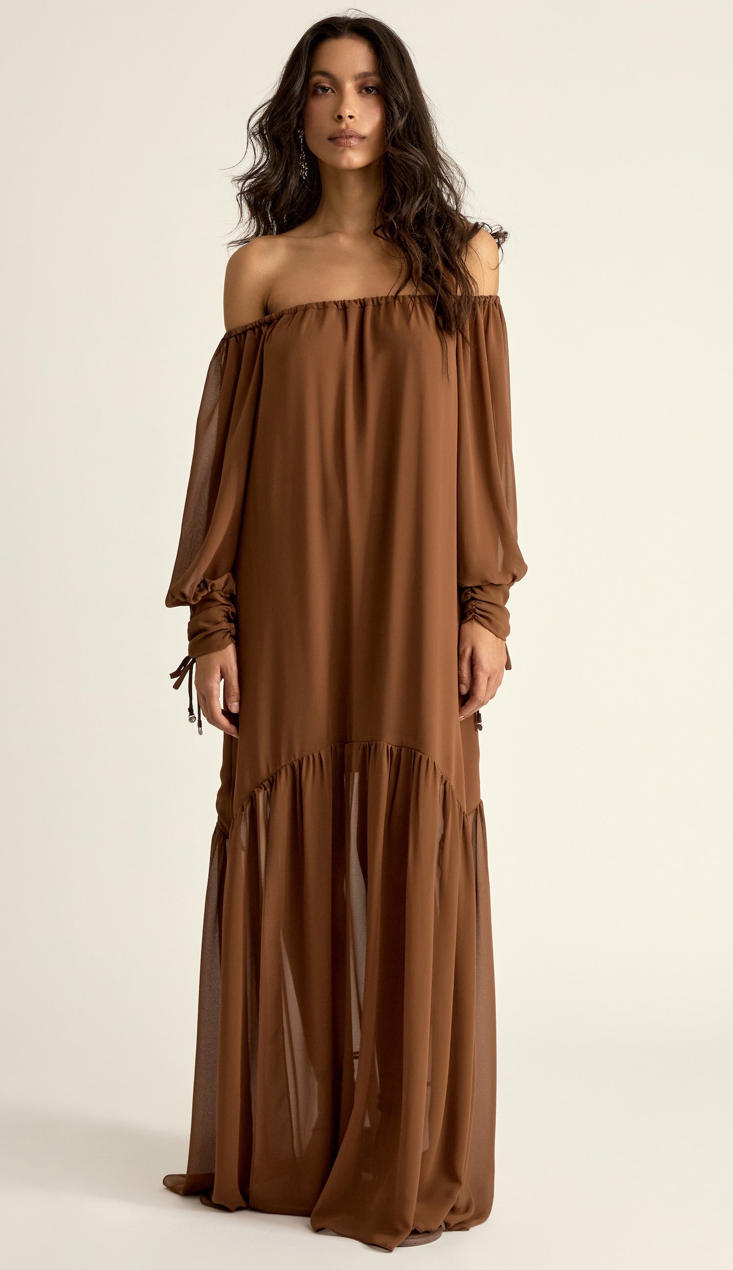 Vestido Lana Café