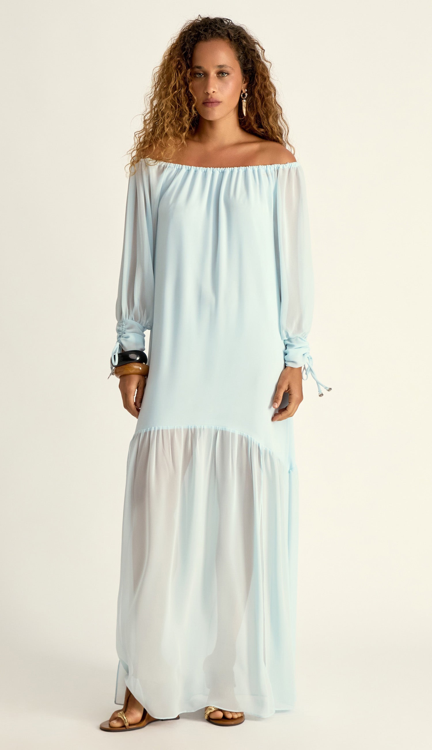 Vestido Lana Azul