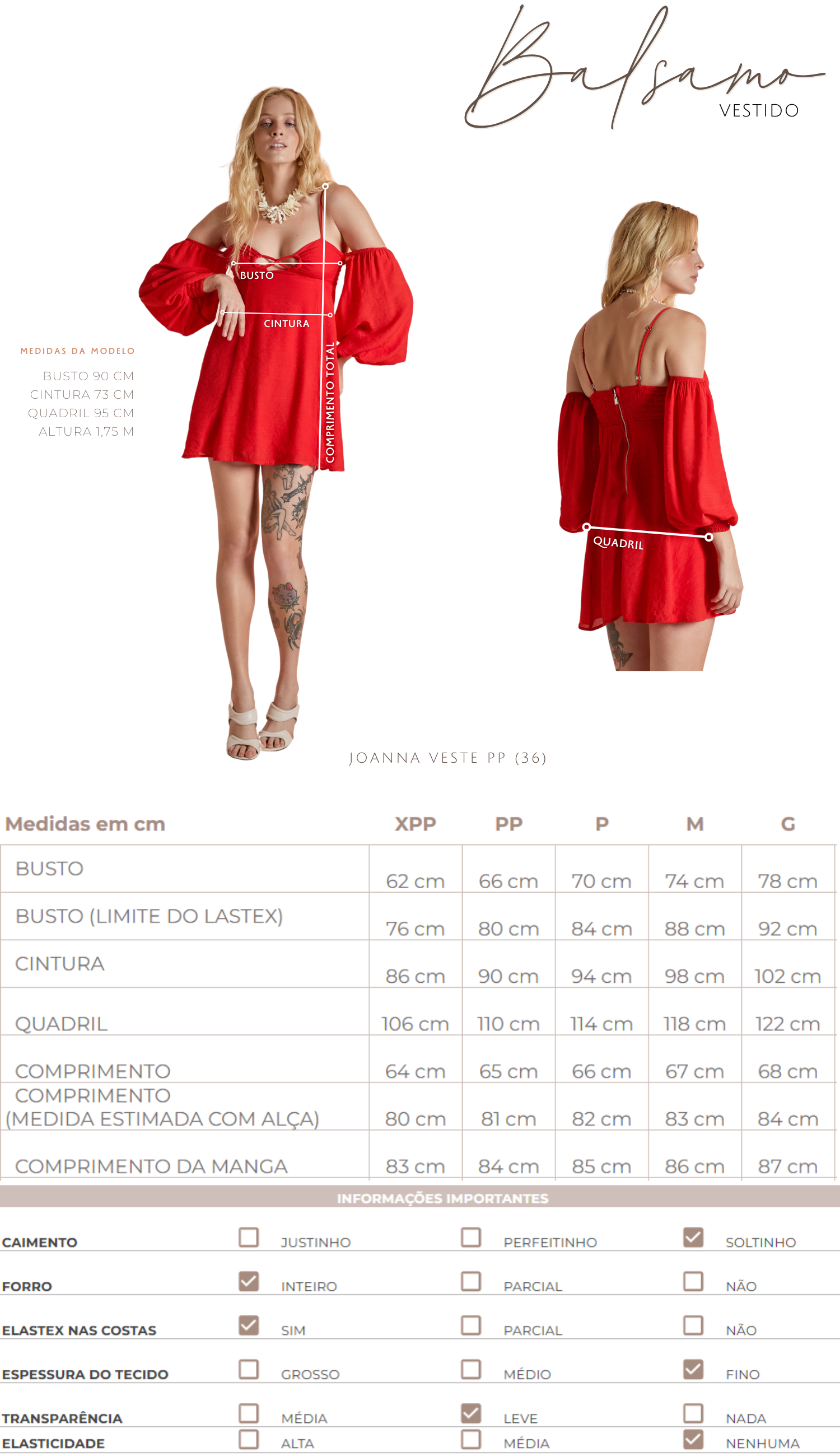 Vestido Balsamo Cereja