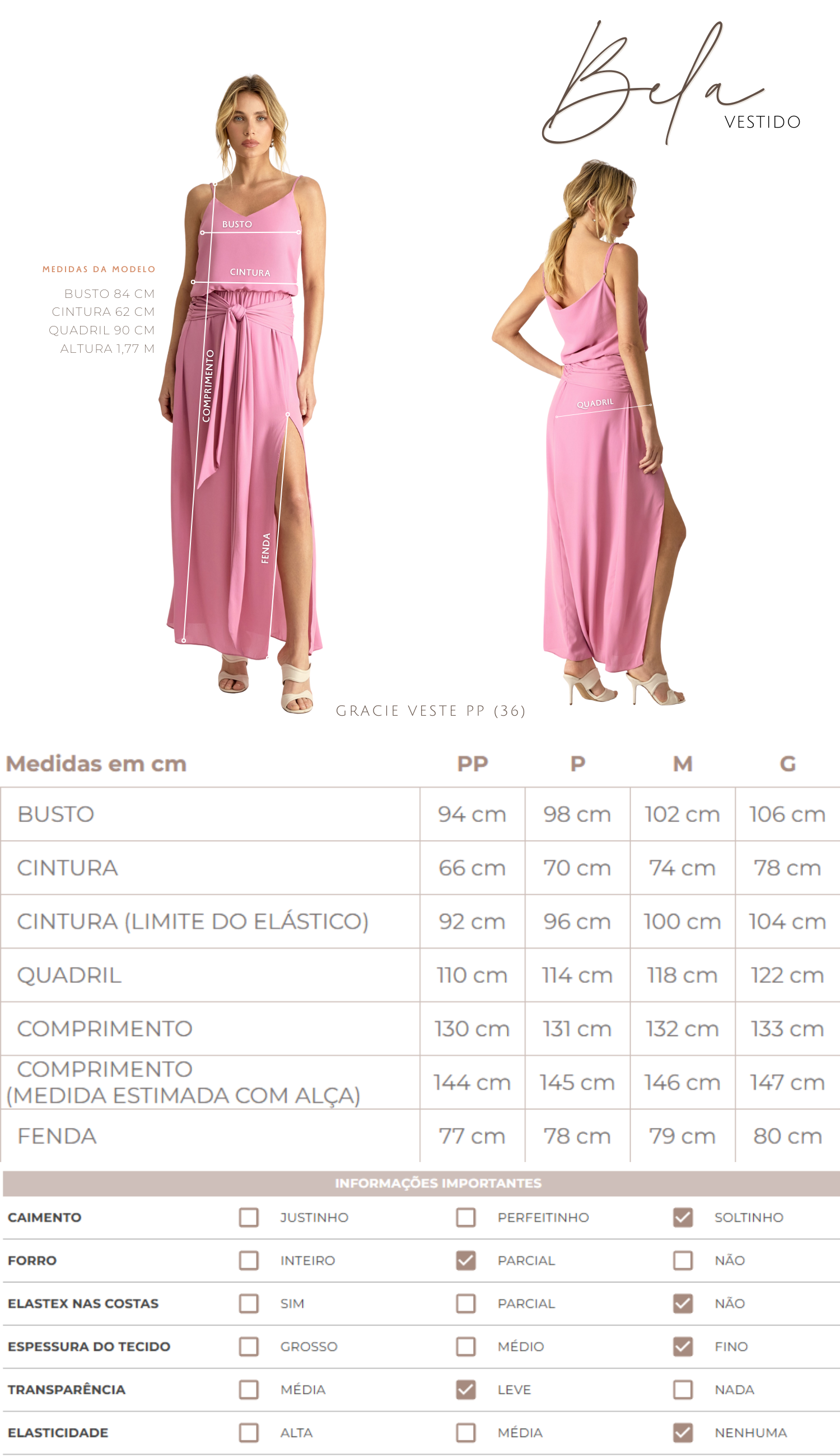 Vestido Bela Mocha