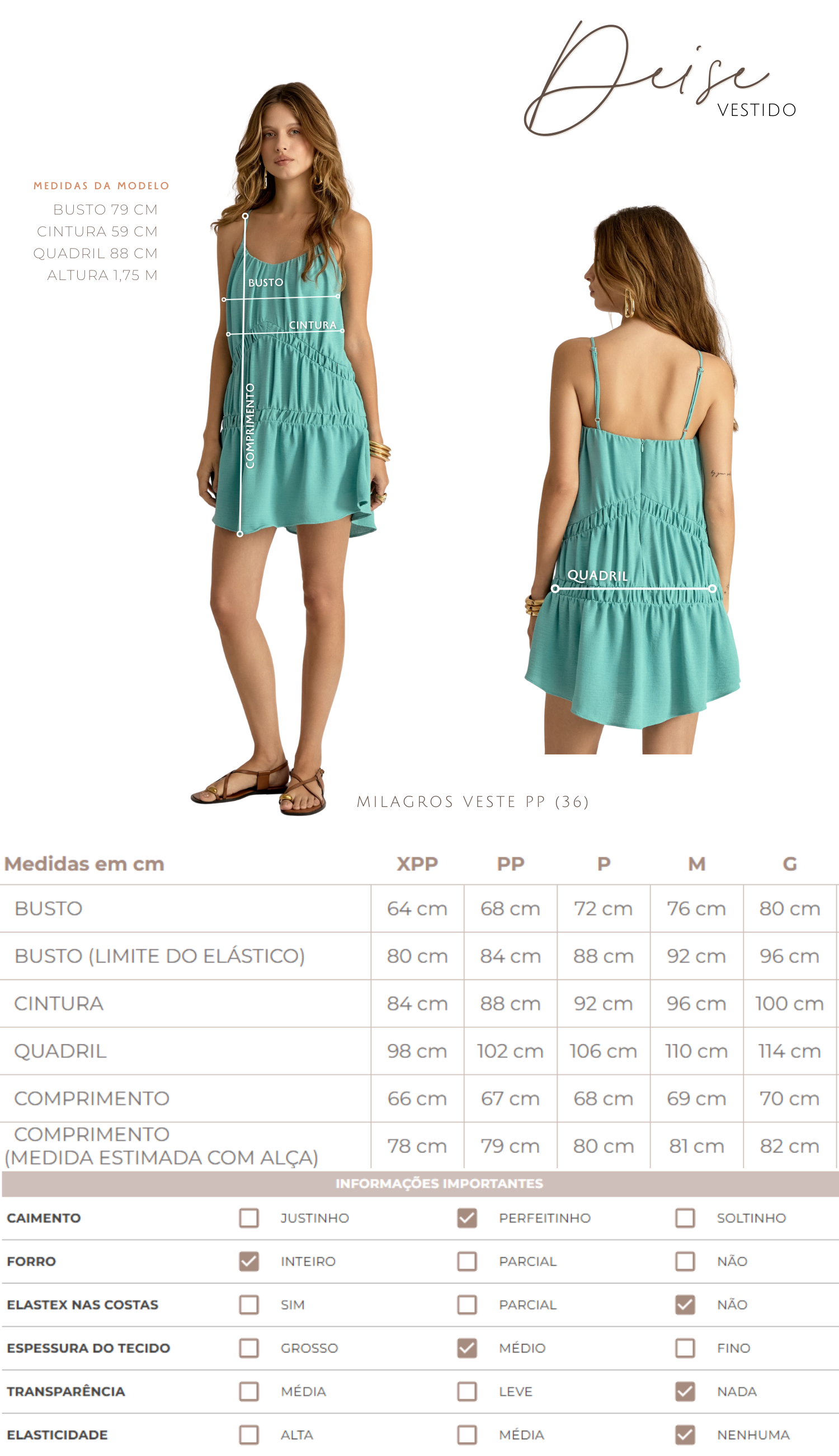 Vestido Deise Preto