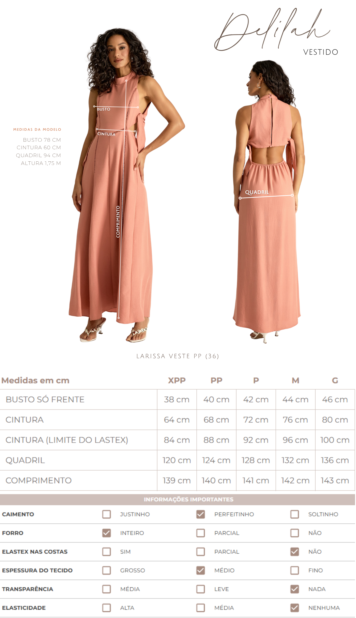 Vestido Delilah Chantilly