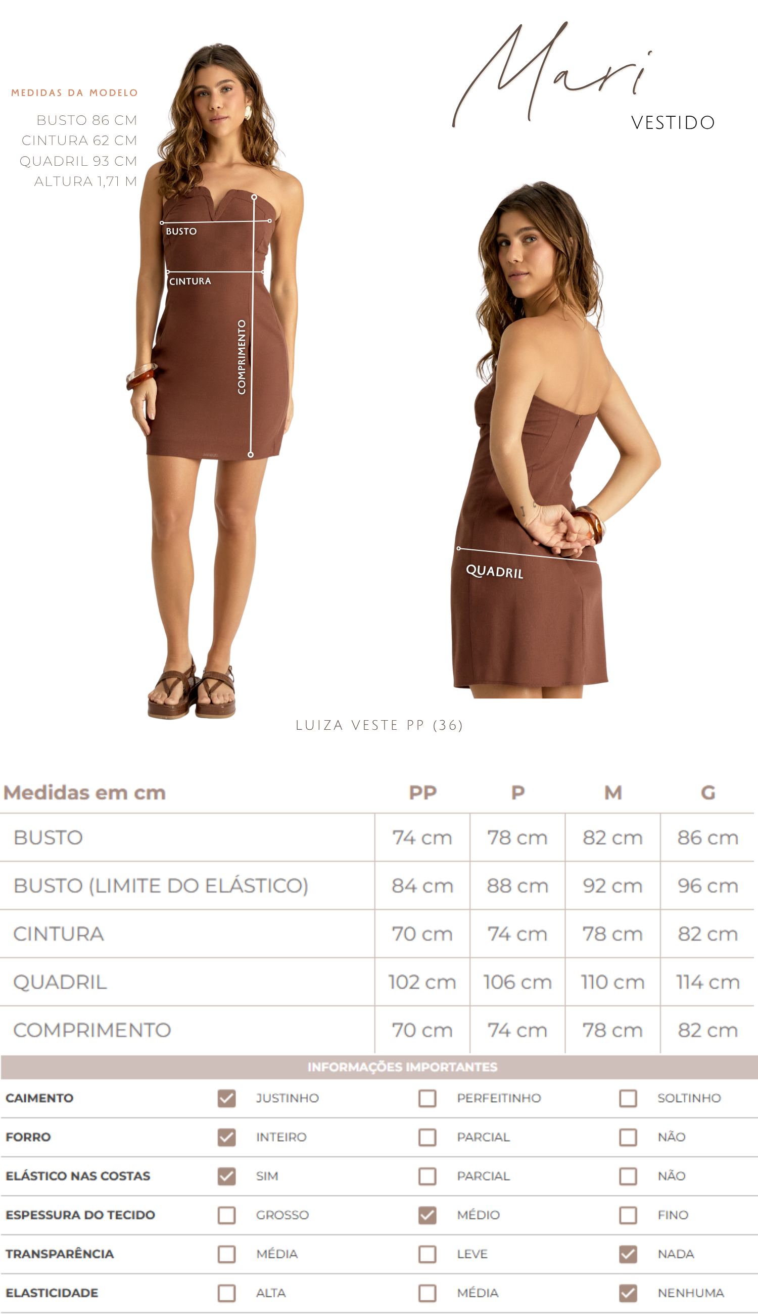 Vestido Mari Natural