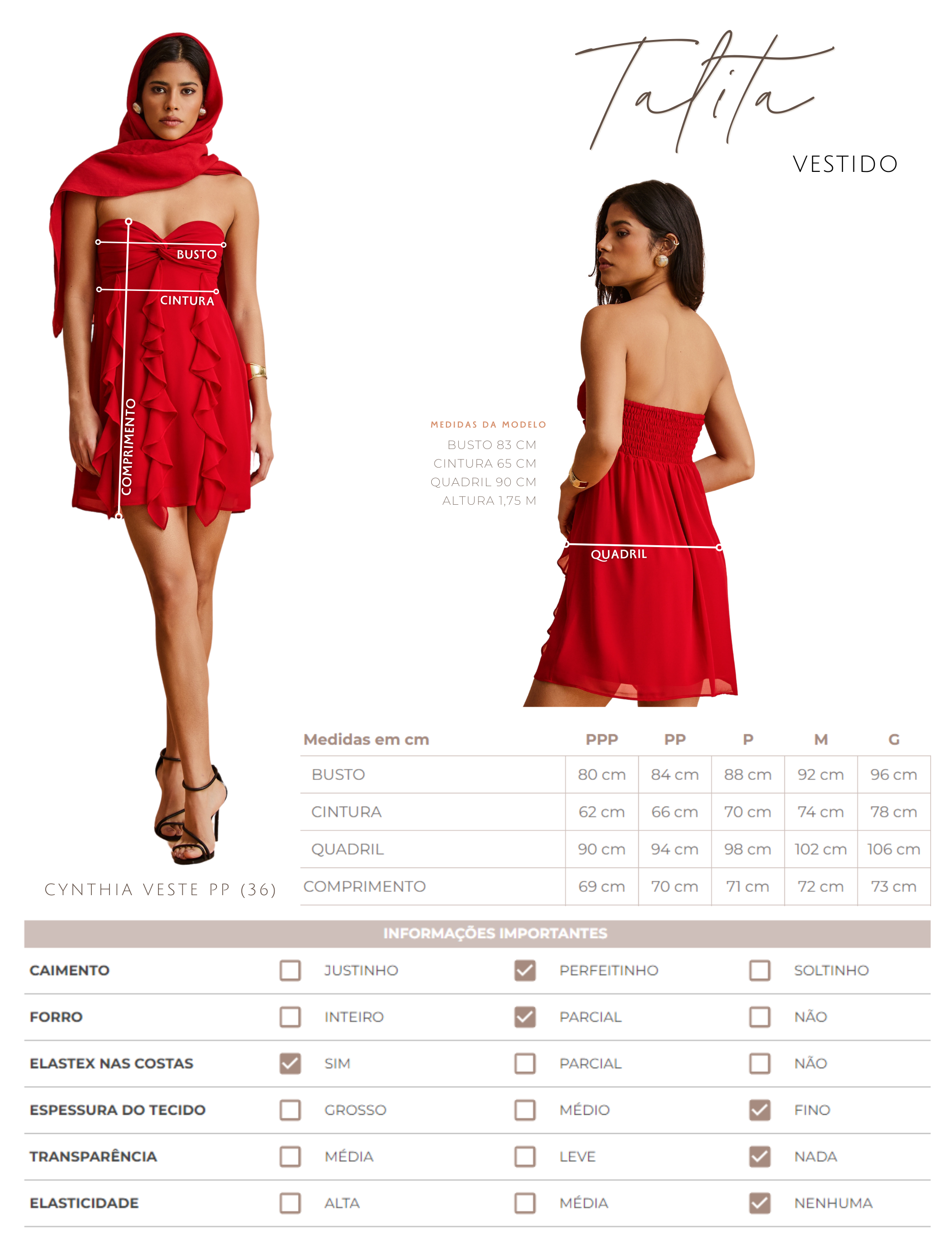 Vestido Talita Chantilly