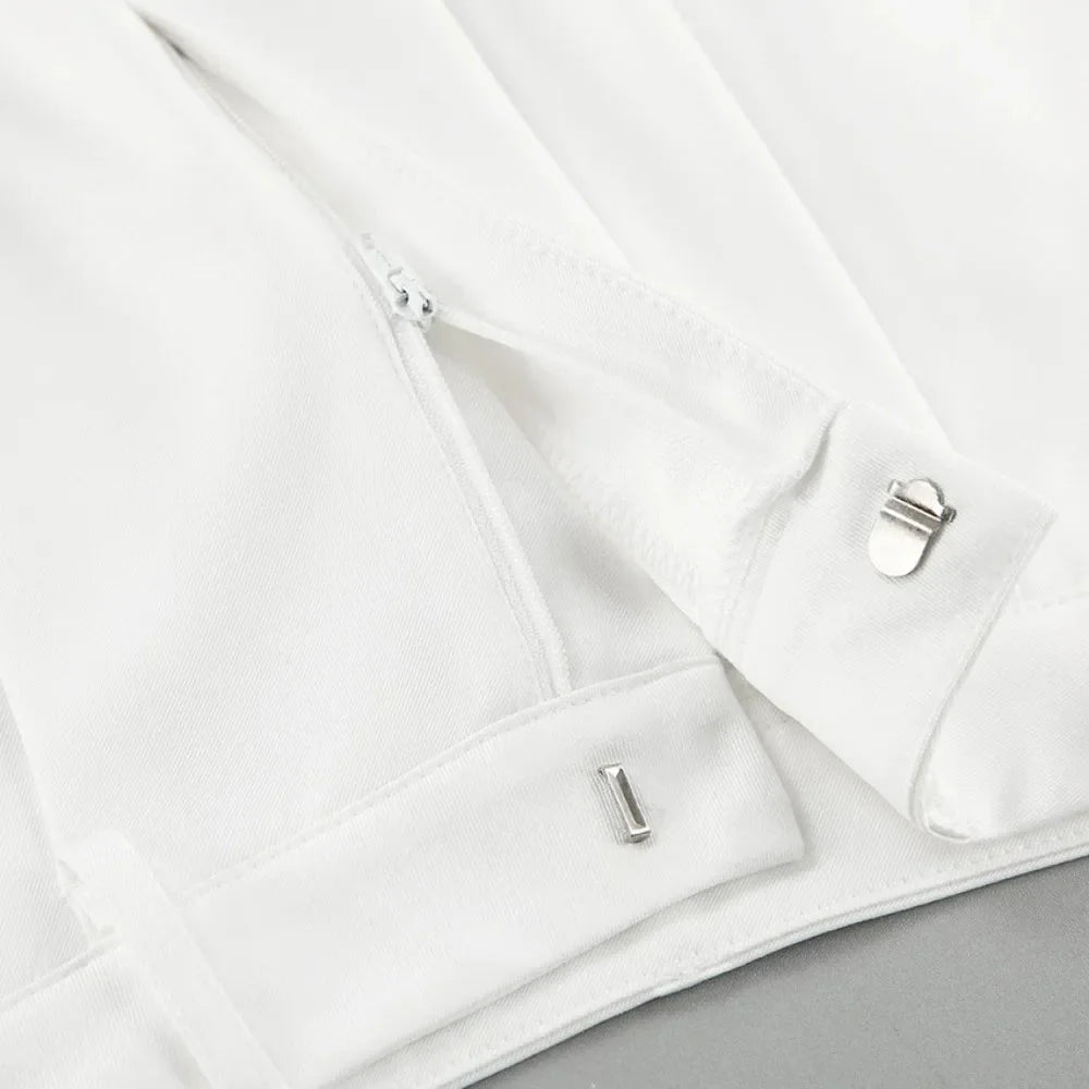 SEAME - Annabelle Wide Leg Pants White S