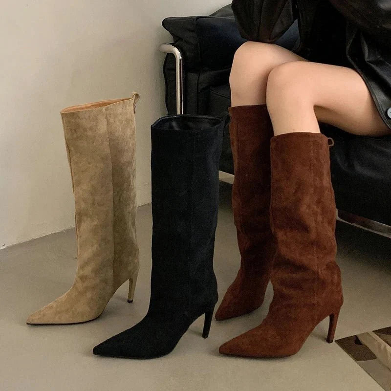 SEAME - Karyl Knee High Boots Coffee 37